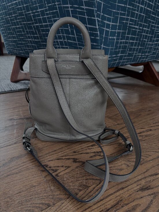 Rag & Bone Mini Pilot Backpack Leather Adjustable Strap main image 8